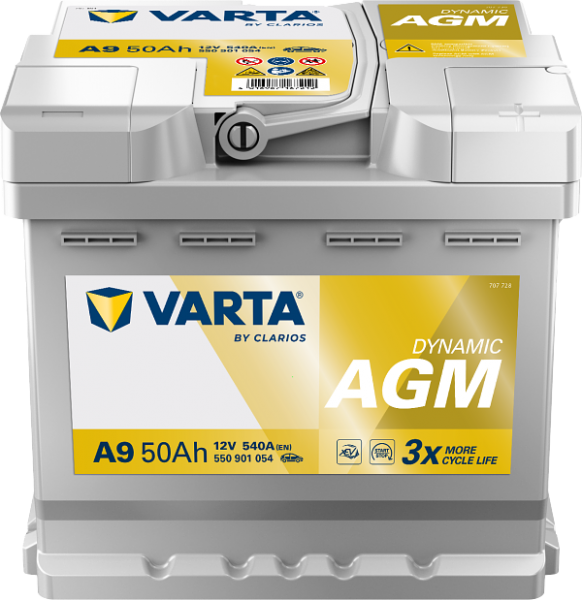 Varta Dynamic AGM A9 kaufen bei HC Hurricane Carparts