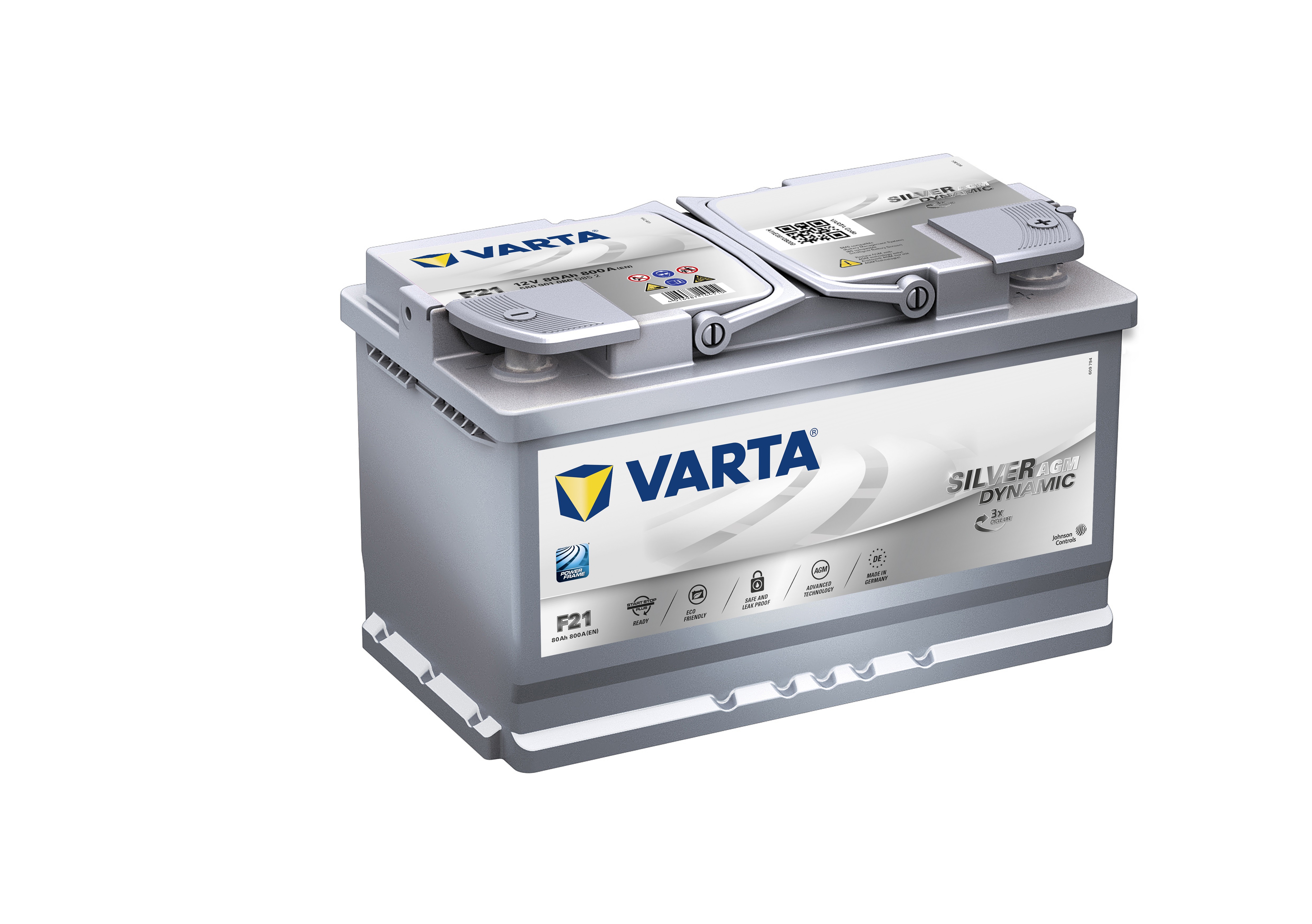 Autobatterie Varta Silver Dynamic AGM F21 80Ah günstig kaufen bei HC  Hurricane