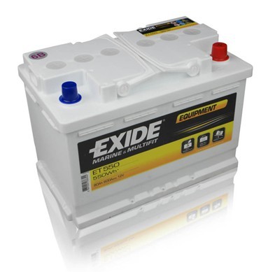 Exide ET550 12V 80Ah Boots- und Freitzeitbatterie 