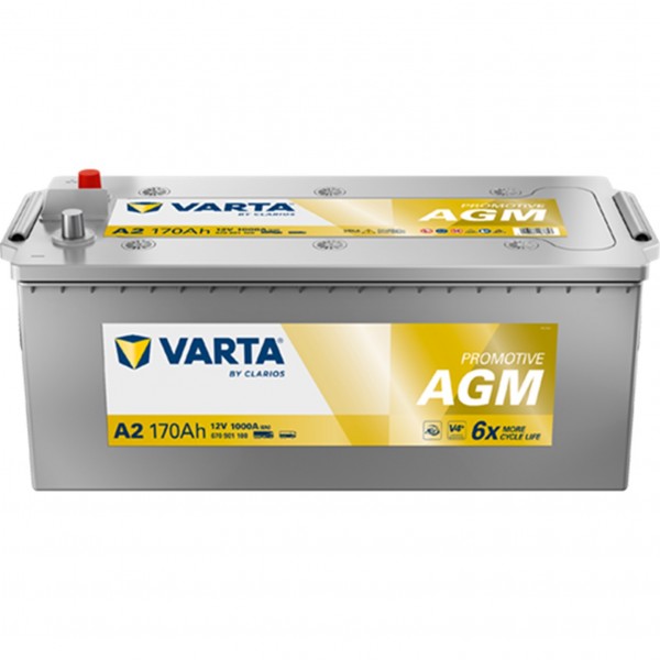 Varta ProMotive AGM A2 LKW Batterie 170 Ah 1000A