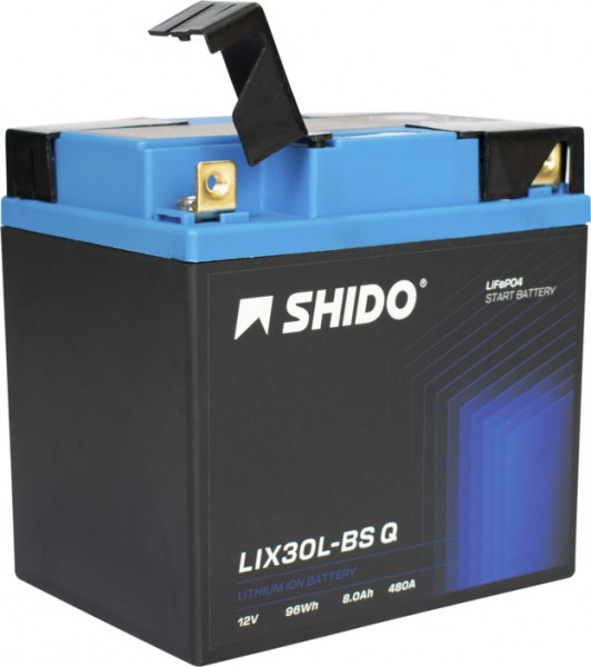 Shido Lithium Motorradbatterie LIX30-BS Q LiFePO4