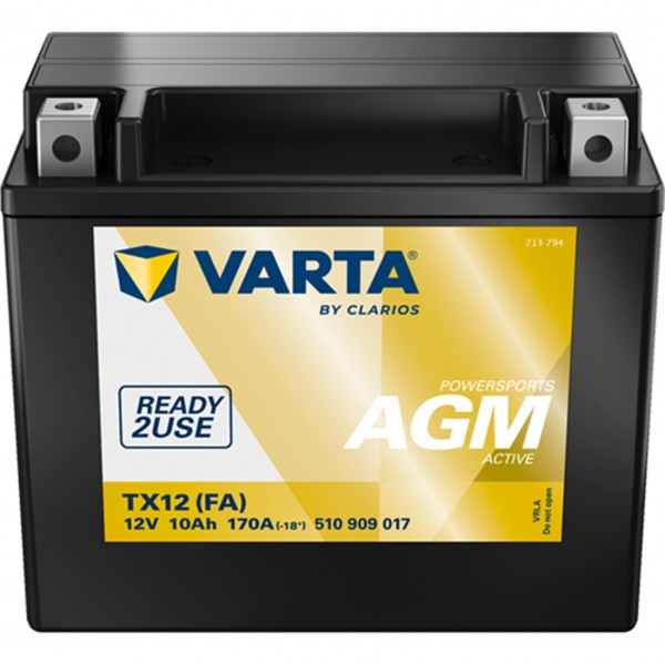 Varta TX12 werksverschlossene AGM Batterie