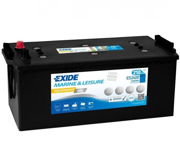 Exide GEL ES2400 12 V 210 Ah 1030 A Marine und Freizeit
