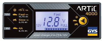 GYS ARTIC 4000 Ladegerät für 6V / 12V Auto und Motorradbatterien 029583