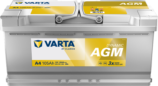 Varta Dynamic AGM A4 12 V 105 Ah