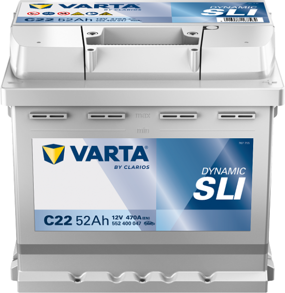 Varta Dynamic SLI C22 12V 52 Ah 470A