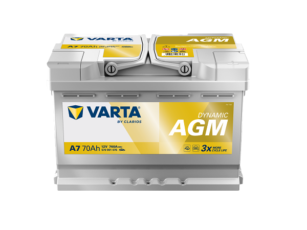 Varta Dynamic AGM A7 12V 70 Ah