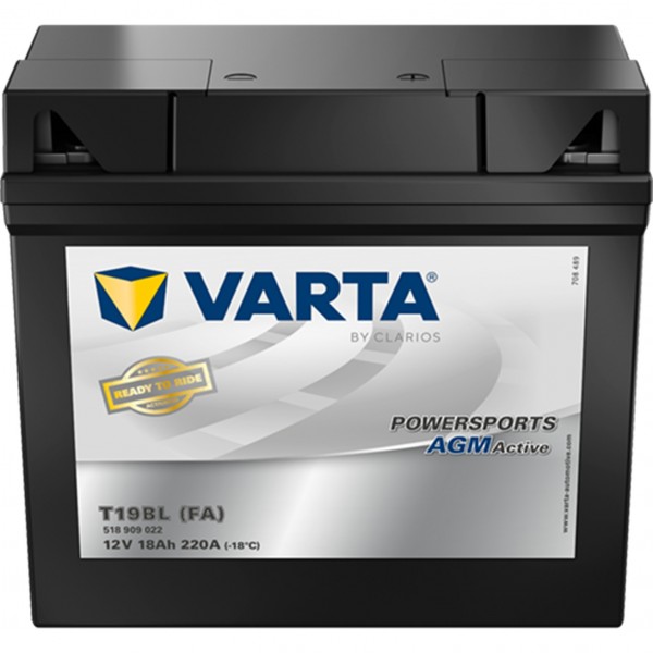 Varta T19BL (FA) Powersports AGM Active 12V 18Ah 220A